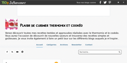 Plaisir de cuisiner thermomix et cookéo