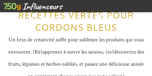 Recettes vertes pour cordons bleus