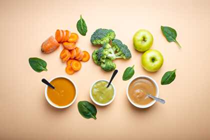 Recettes de plats pour les bébés