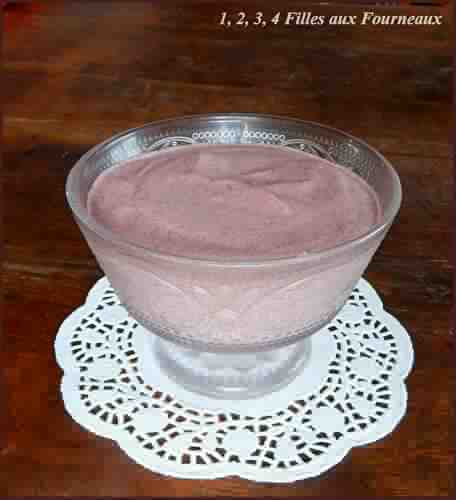Bavarois aux cerises