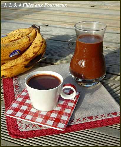 Délicieux chocolat chaud Banane - Lait d'avoine bien onctueux !