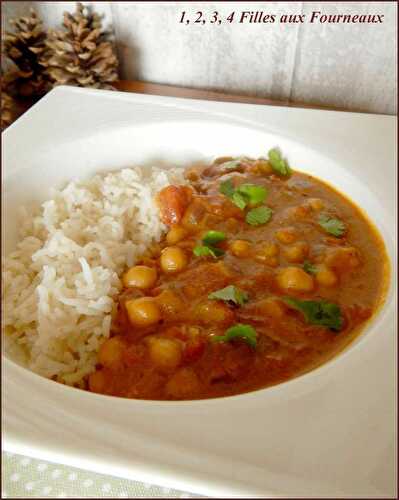 Le meilleur curry de pois chiches au lait de coco