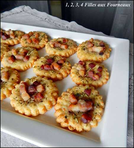 Sablés aux lardons et aux herbes de Provence