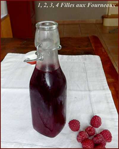 Sirop de framboises zéro déchet