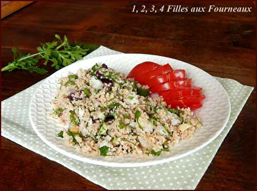 Taboulé de poisson à la coriandre fraîche