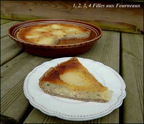 Tarte aux poires et aux amandes