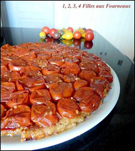 Tarte tatin de tomates cerises