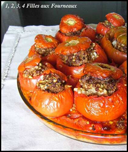 Tomates farcies merguez et semoule : un couscous inversé