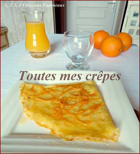 Toutes mes recettes de crêpes et avec des crêpes