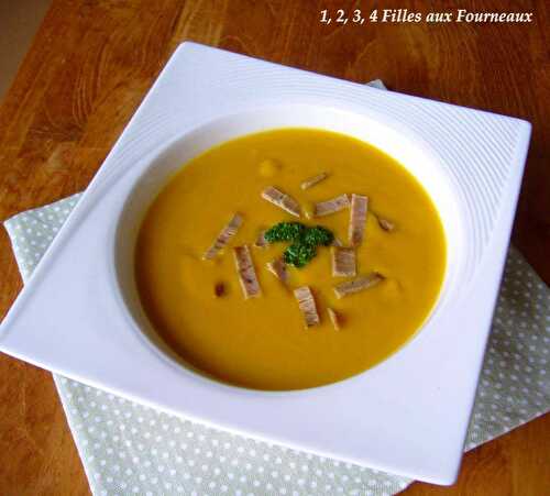 Velouté patates douces - andouille de Sophie Dudemaine