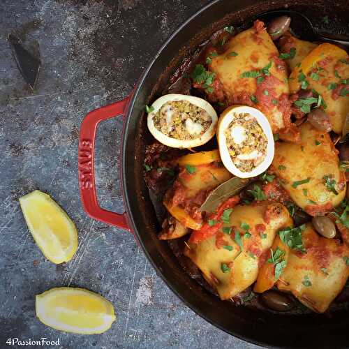 Calamars farcis à la marocaine