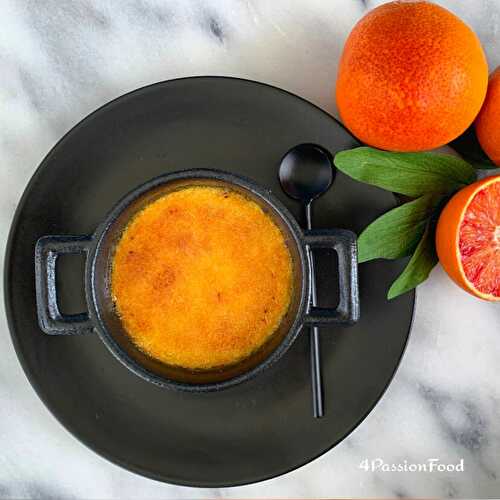 Crème brûlée au safran & orange sanguine - Greg Malouf