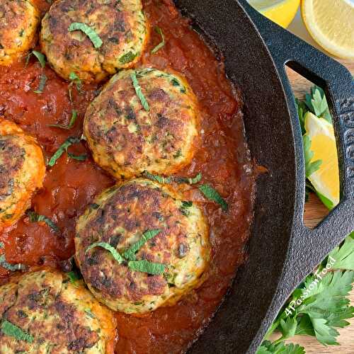 Croquettes de cabillaud à la sauce tomate - Ottolenghi & Sami Tamimi « Jérusalem ».