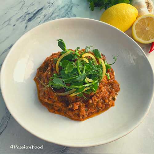 « Zaalouk » caviar d’aubergines à la marocaine