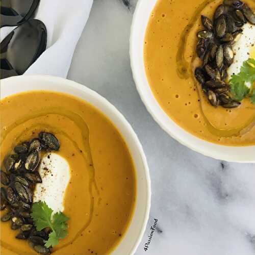 Soupe de potimarron, safran et orange - Ottolenghi