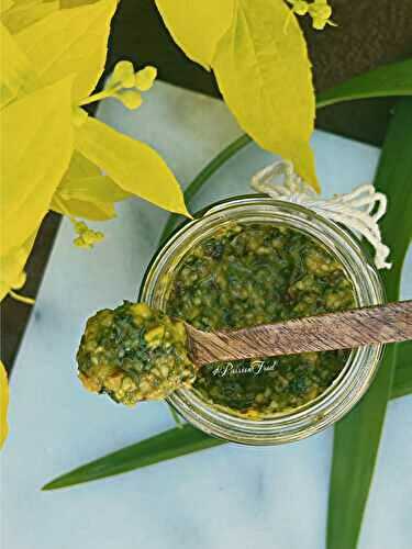 Pesto du printemps à l’ail des ours & amandes – Babka Zana.