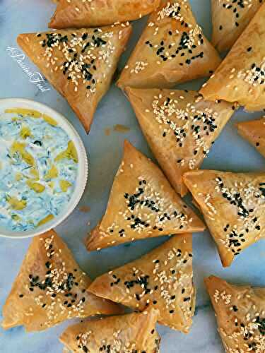Spanakopita aux épinards et Feta.