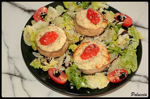 Champignons farcis à la ricotta