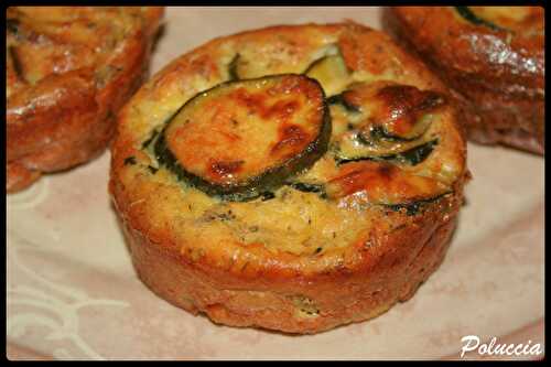 Clafoutis au St Môret et courgettes