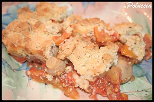 Crumble Tomates & Champignons