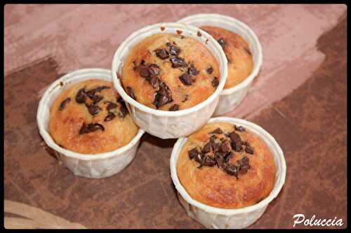 Muffins légers noix de coco & pépites de chocolat - A Cantina di Poluccia | Cuisine, Voyages, Photographies