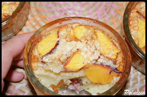 Petits Clafoutis à la Pêche Jaune