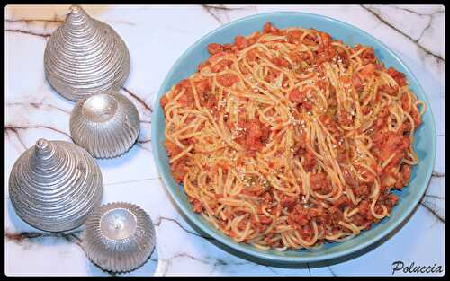 Spaghetti à la bolognaise façon Poluccia