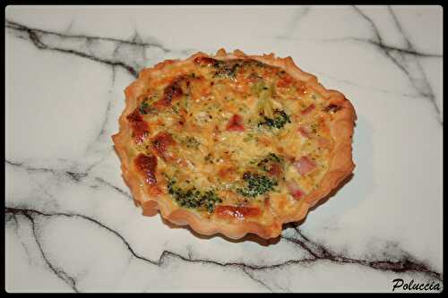 Tartelette brocoli & jambon