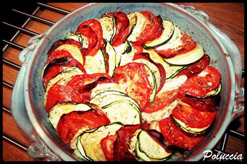 Tian de légumes au chorizo