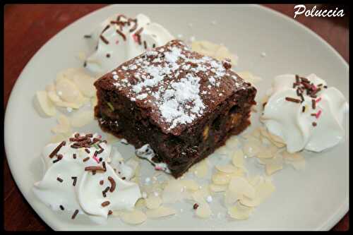 Brownie fondant aux noix & pistaches