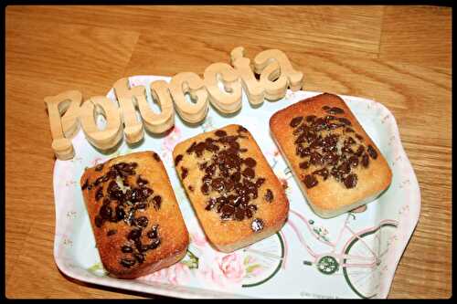 Financiers noix de coco & pépites de chocolat