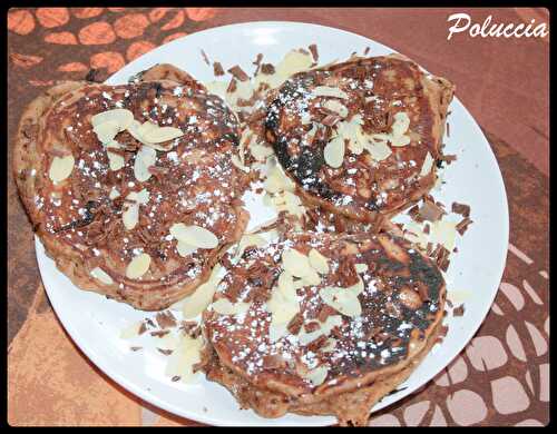 Pancakes à la farine de châtaigne & chocolat