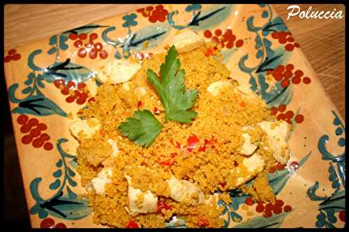 Poulet sauté et Couscous aux épices du monde