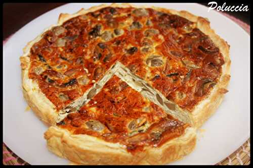 Tarte aux champignons