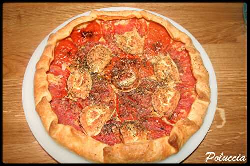 Tarte Chèvre & Tomates Cœur de Bœuf