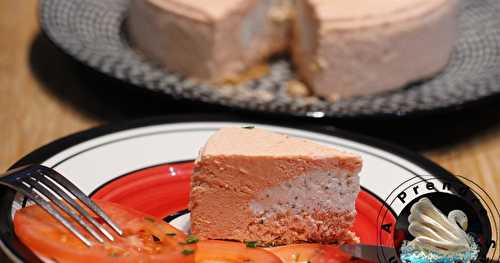 Bavarois tomate et fromage de chèvre