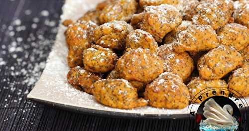 Beignets sucrés de patates douces au pavot