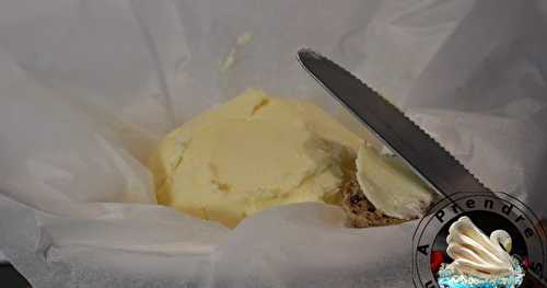 Beurre fait maison (pas à pas en photos)