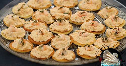 Blinis aux crevettes