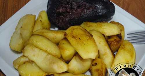 Boudin noir aux pommes sautées