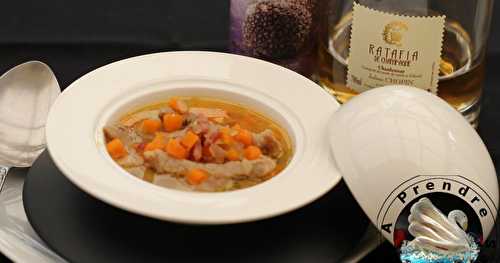 Bouillon de veau au Ratafia Champenois