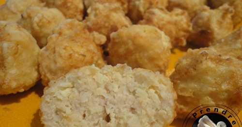 Boulettes  poulet crevettes