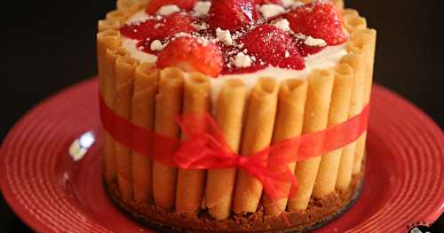 Cheesecake fraises aux cigarettes russes