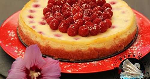 Cheesecake framboises aux biscuits roses de Reims