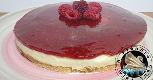 Cheesecake framboises citron