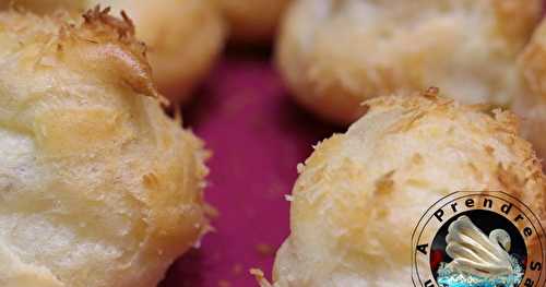 Chouquettes à la noix de coco