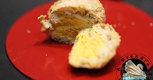 Choux polenta mousse de carotte