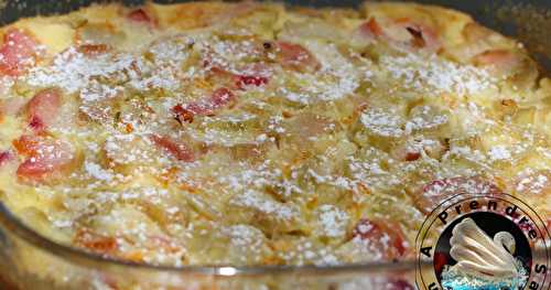 Clafoutis de rhubarbe