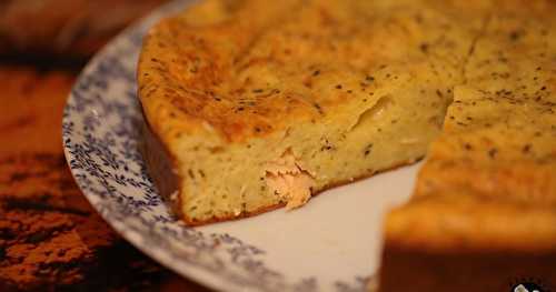 Clafoutis de saumon au parmesan