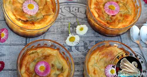 Clafoutis rhubarbe vanille